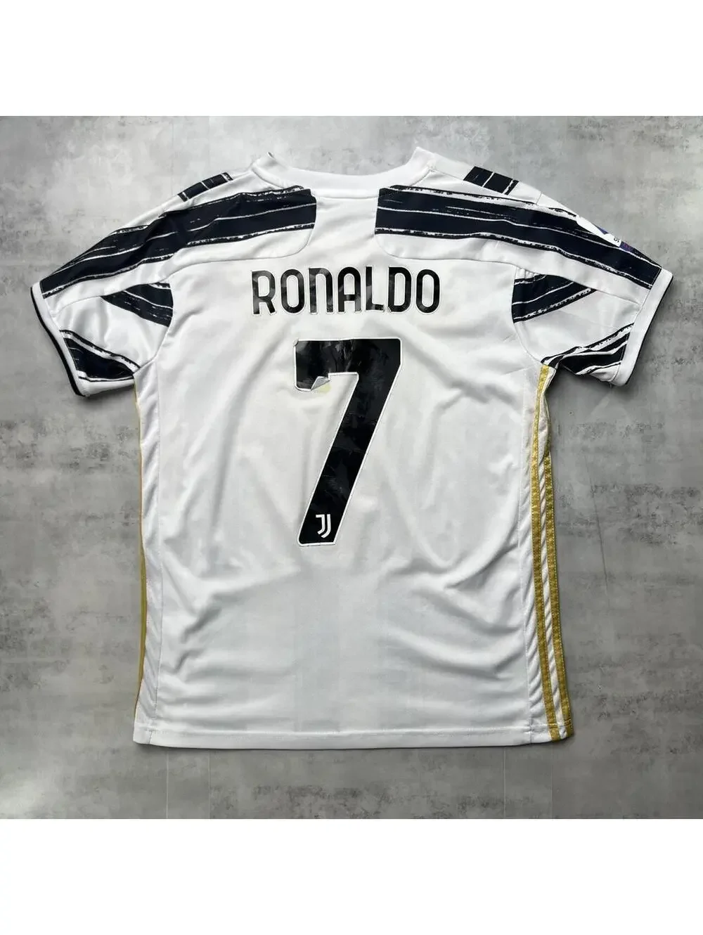 Y2K White Adidas Juventus Ronaldo 2020/21 Soccer Jersey